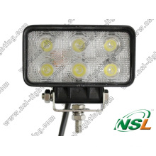 Epsitar LED Arbeitslicht 18W 10-30V LED Spot/Flutlicht Wasserdichtes LED Fahrlicht LED Bar Light